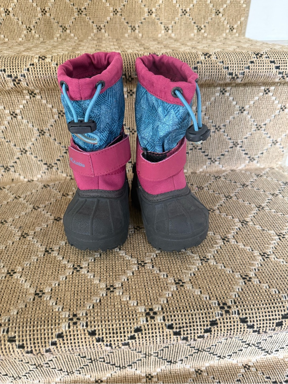 Columbia Powderbug Plus II Print snow boots toddler girls size 5